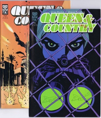 QUEEN AND COUNTRY # 4, 12 US Comics 2001-02