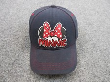 Disney Hat Cap Strap Back Girls One Size Blue Minnie Outdoors Kids Youth