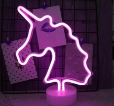 Unicorn Room Light for Girls Pink