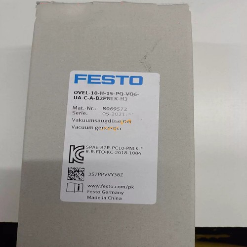 one new FESTO OVEL-10-H-15-PQ-VQ6-UA-C-A-B2PNLK-H3 8069572 Free ship #YP1 - Picture 2 of 3