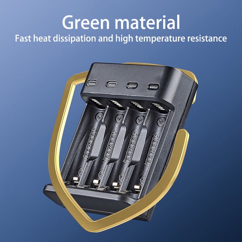 4 ranuras cargador de batería para baterías recargables Ni-MH Ni-CD AAA carga rápida - Imagen 6 de 20