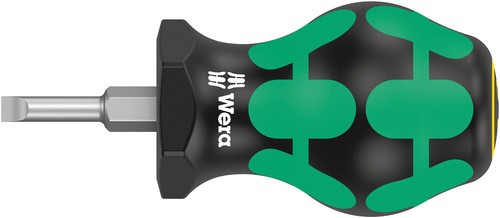 Wera Stubby Screwdrivers Short Slotted, Phillips, Torx, Pozi, SQ - Choose size - Picture 3 of 21