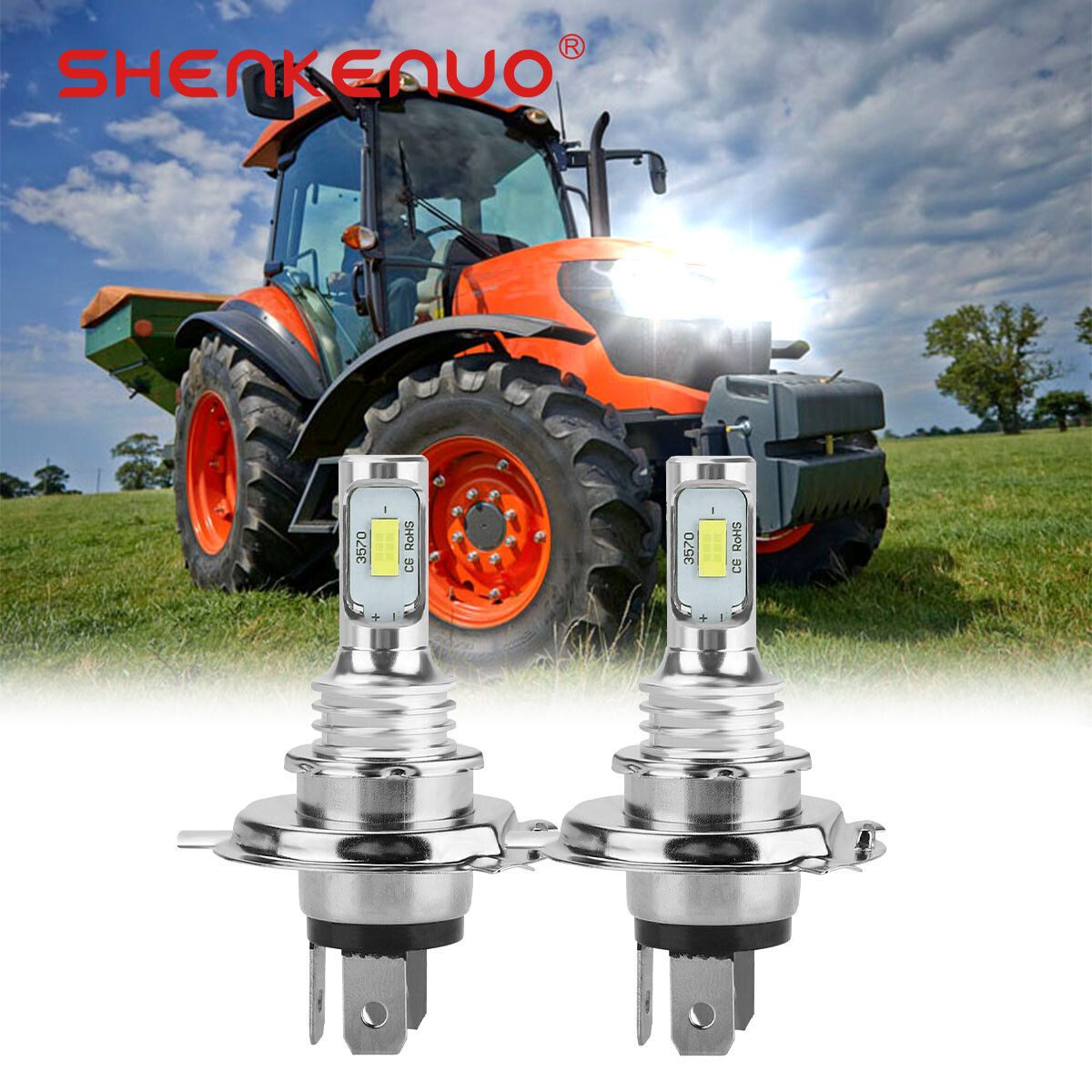 LED light bulbs For Kubota L5240 L5740 MX4800 MX5200 MX5400 MX5800