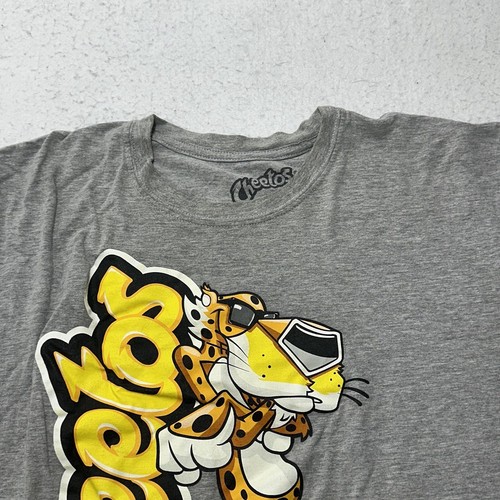 Cheetos Men's XXL Mad Engine Gray Short Sleeve Chester Cheetah Graphic T Shirt - Picture 6 of 16