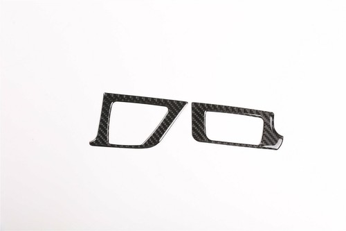 2*Real Carbon Fiber Dashboard Air Vent Outlet Trim Fit For T@yota T@coma 2015-20 - Foto 5 di 10