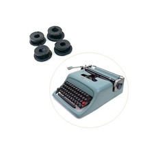 x4 Rubber Body Grommets for Olivetti Studio 44 Typewriter Part Vtg Original