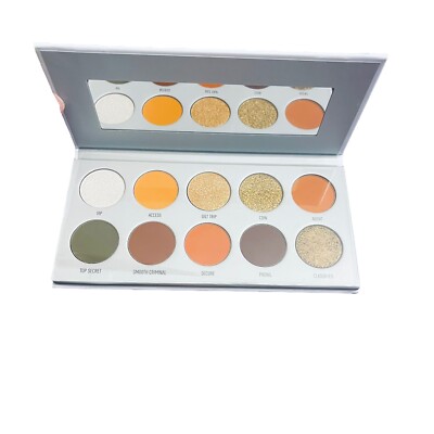 Morphe x Jaclyn Hill Armed & Gorgeous Eyeshadow Palette 10 Shades Mirror NEW