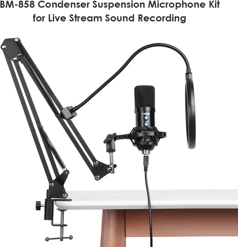 TDBEST USB Microphone Kit Condenser Computer Cardioid Mic - Afbeelding 6 van 7
