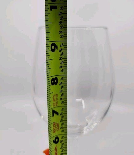 Pier 1 Pelican Art Glass Stemmed Wine Glass 9 3/8" - Picture 7 of 7