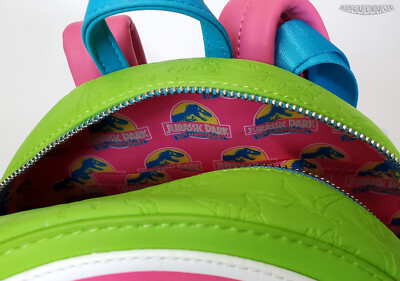 Loungefly Jurassic Park 30th Anniversary Mini Zaino Donna In Similpelle, Dino Moon, Multicolore