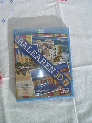 Die Balearen 3D (Ibiza, Mallorca und Menorca) auf 3D + 2D 