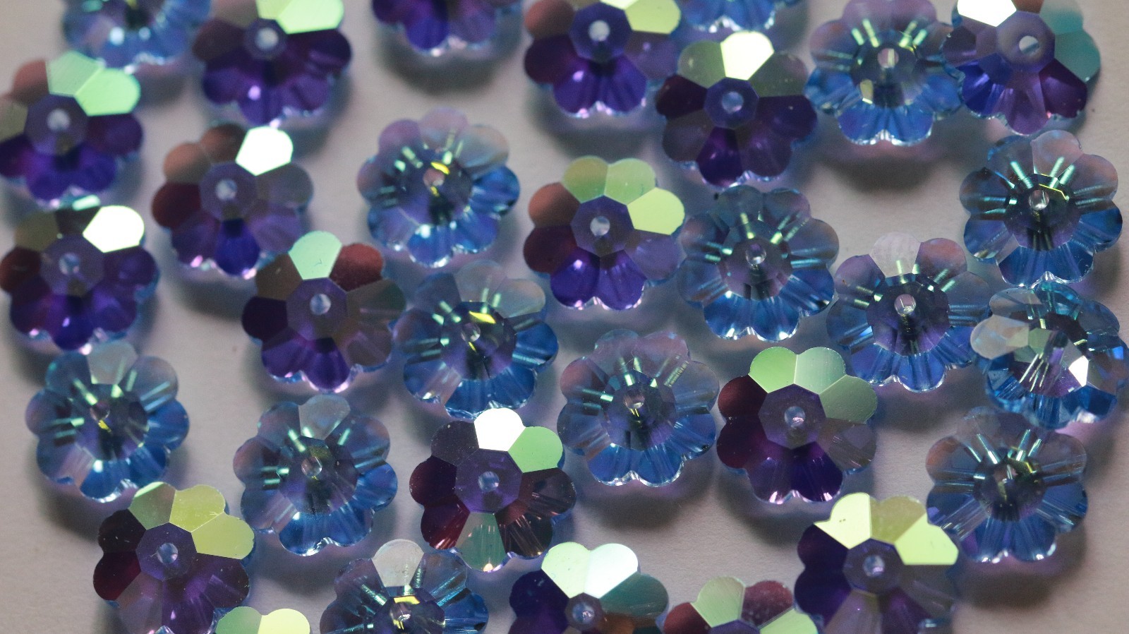 8 X Swarovski 3700 MARGARITA FLOWER Beads 10mm, Many Special Effect Colors! eBay