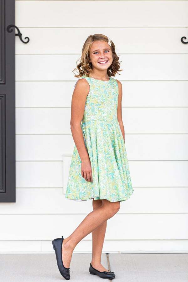 Jackie Dress in Green Flowers | eBay
