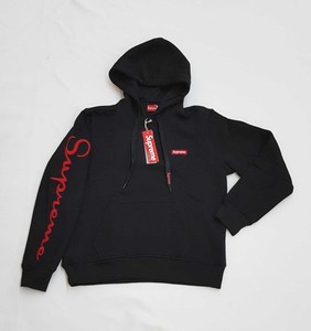 supreme hoodie arm logo