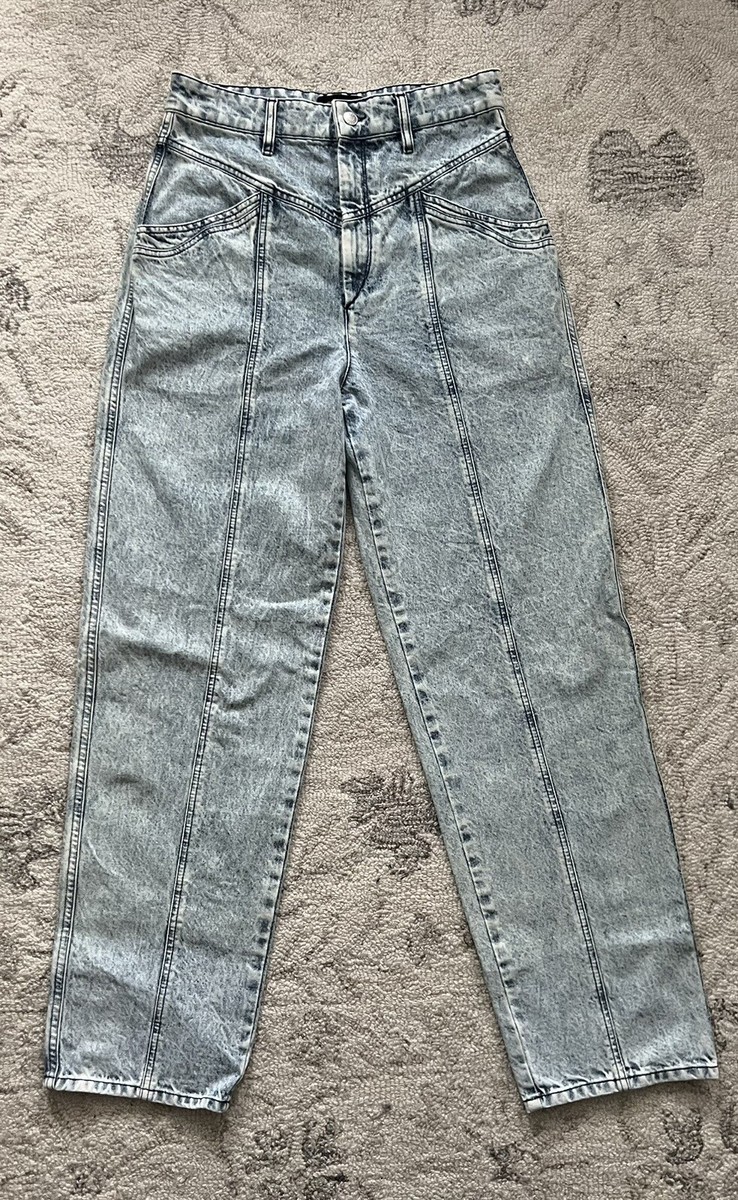 Isabel Marant Acid Wash Lorricka Jeans Sz 40