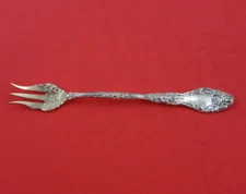 Marechal Niel by Durgin Sterling Silver Cocktail Fork GW Short TInes 5 3/8"