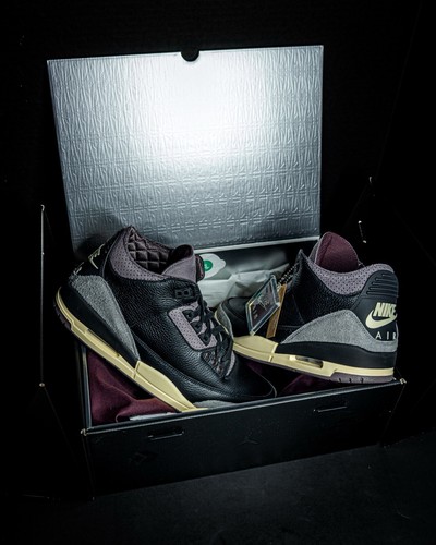 Size 13M/14.5W - Jordan 3 Retro OG SP A Ma Maniere WYWS (FZ4811-001) NEW IN HAND - Picture 3 of 10