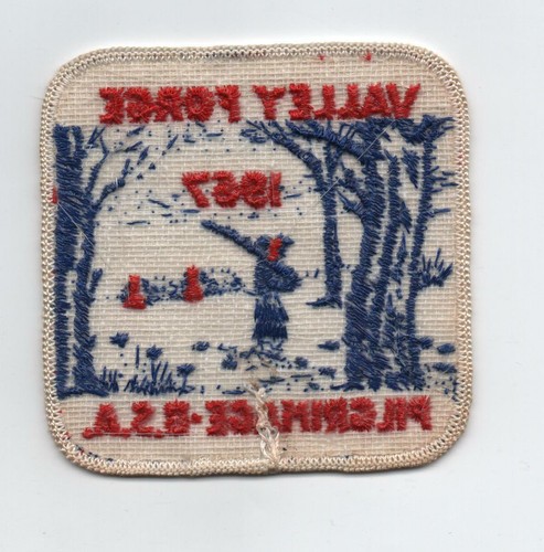 1967 Valley Forge Pilgrimage Patch, Vintage Cloth Back, Mint - Picture 2 of 2