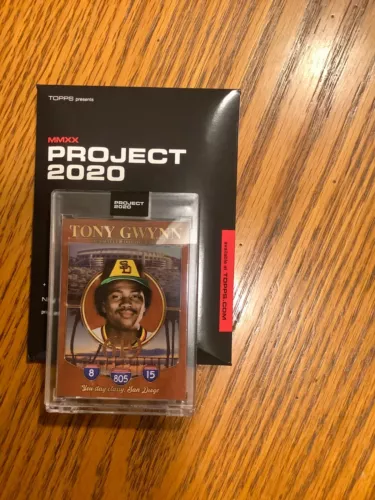 Topps PROJECT 2020 Card 209 - 1983 Tony Gwynn by Ben Baller w/ Box