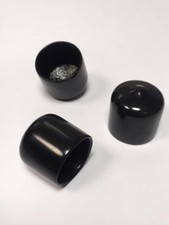 15mm End Caps, End Covers for Tubes, Rods & Threads, rubber plastic
