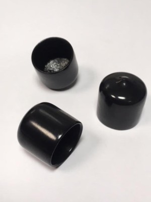15 mm Endkappen, Endabdeckungen für Rohre, Stangen & Gewinde, Gummi Kunststoff