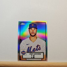 2021 TOPPS Chrome Platinum Baseball Joey Lucchesi base REFRACTOR card # 454