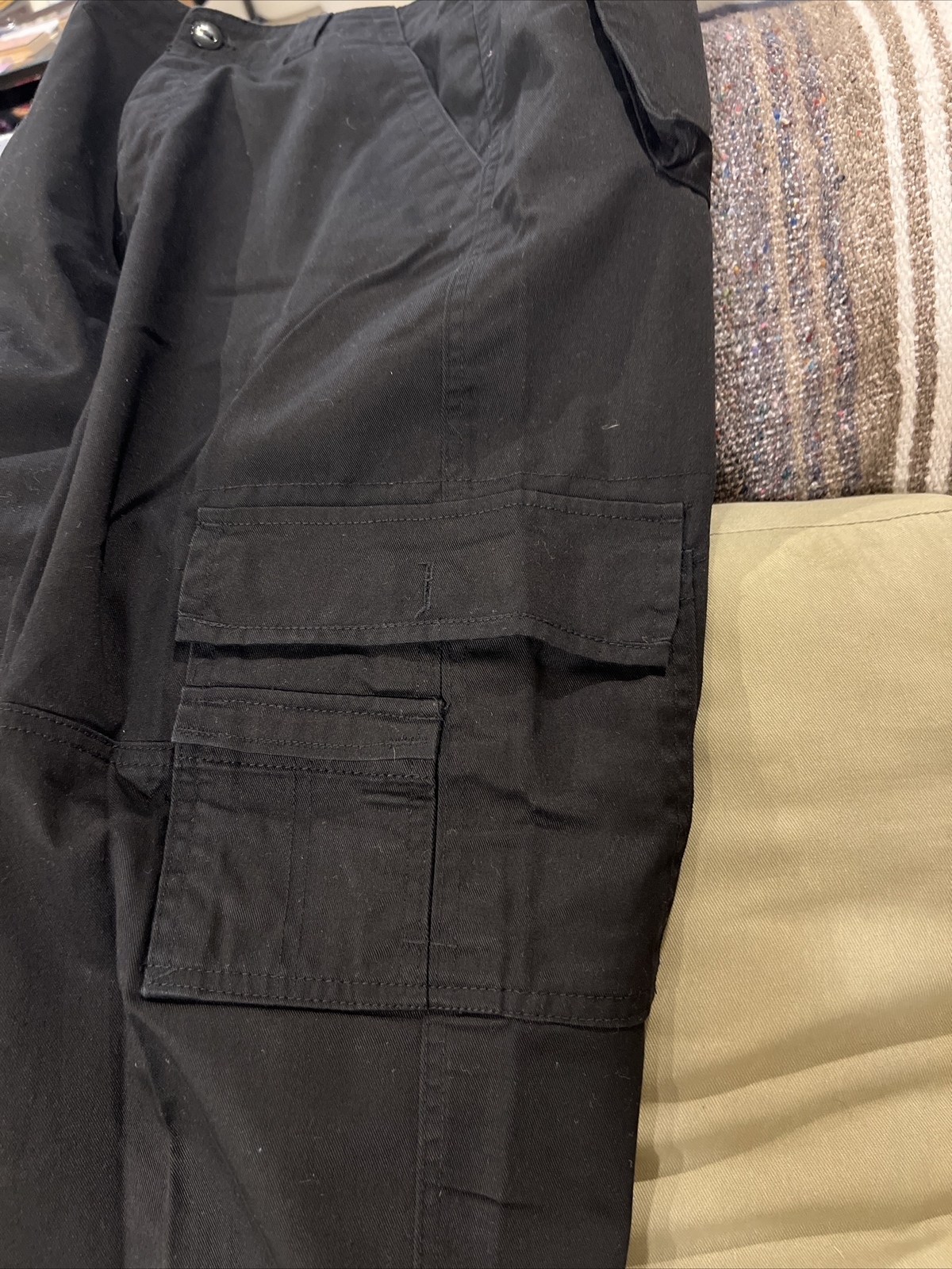 Southpole Cargo Pants 32x28 Black Lightweight NEW w Out Tags