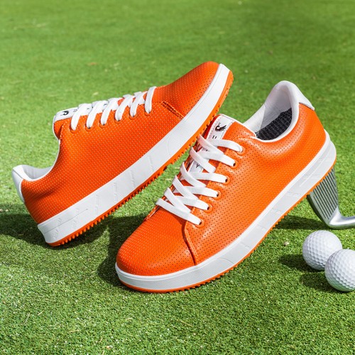 U.OFEIY Gentleman Colorful G3 Men's Spikeless Golf Shoes Leather Fashion Sneaker - Picture 20 of 59