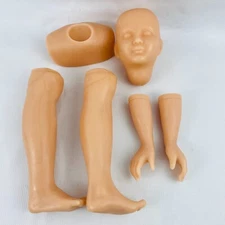 Byron Molds Sophia Doll Parts 1988 Hard Vinyl Head Hands Legs Shoulders B3007