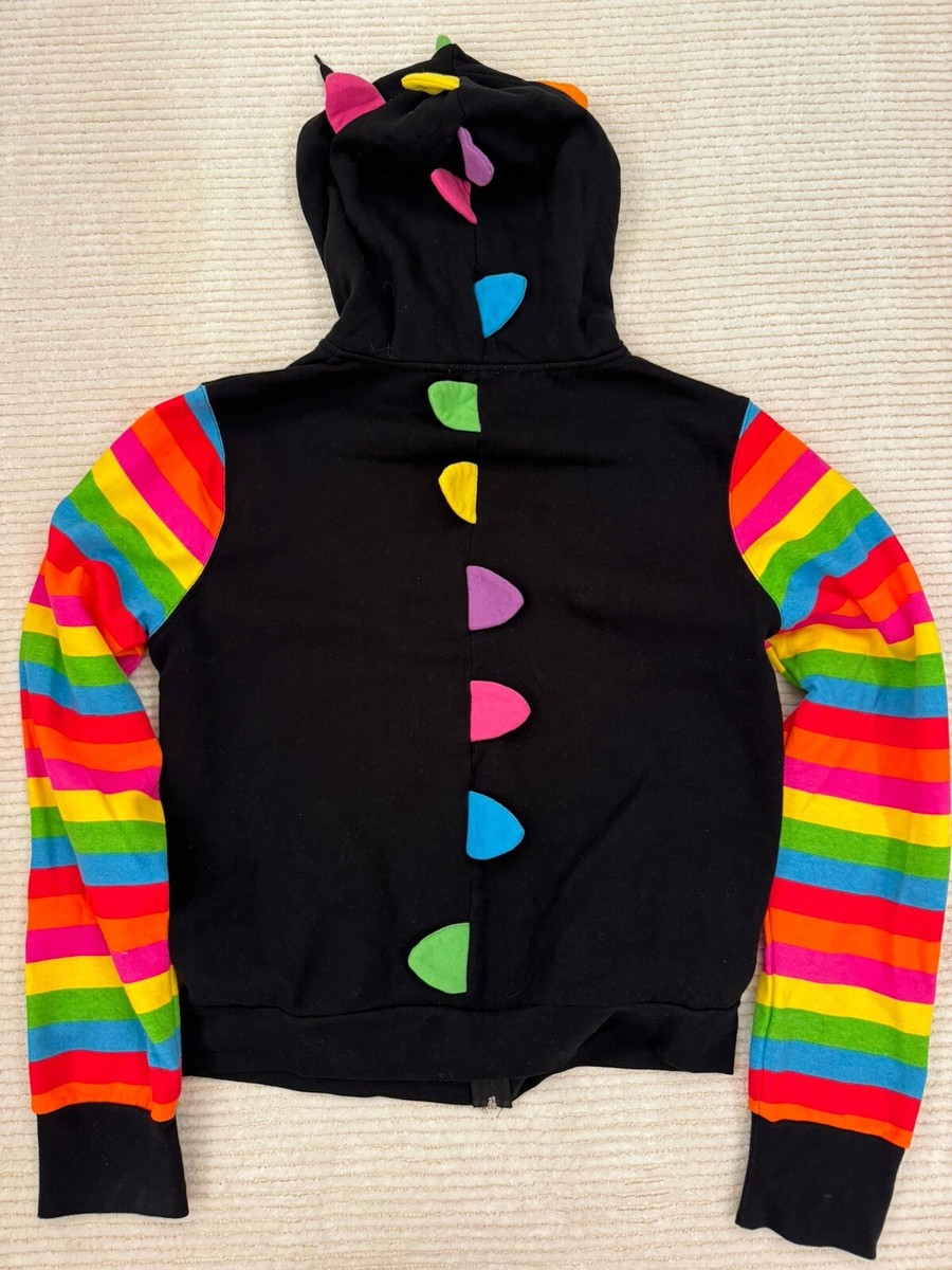 So So Happy Black Monster Sweatshirt Zipper Hoodie- Brand So So Happy Black Monster Sweatshirt Zipper Hoodie- Brand