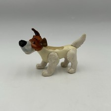 Vintage Disney Oliver & Company Dodger Dog Jointed PVC Figure Toy Loose