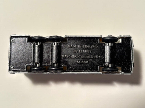 1966-1969 Silver Lesney Matchbox Greyhound Coach Bus Series No. 66, England - Picture 3 of 3
