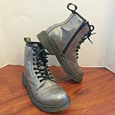 Dr. Doc Martens 1460 Glitter J Rainbow Boots AW004 Sparkle Women's Size 4 US M