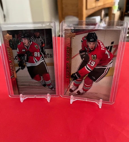 2007-08 YG Patrick Kane & Jonathan Toews Upper Deck Young Guns Duo #210/462