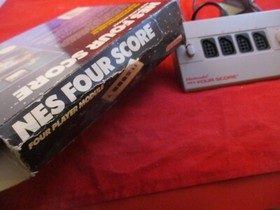 Nintendo NES Four Score 4 Player Controller Attachment Adapter Accessory w/ Box!