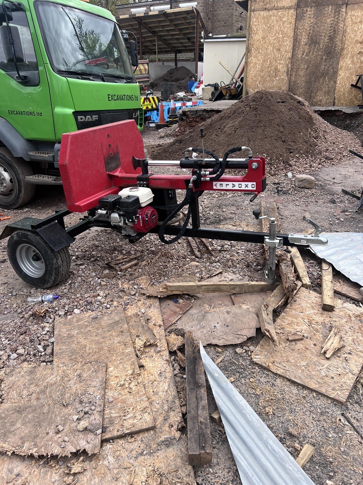 Oxdale Towable Petrol Log Splitter eBay