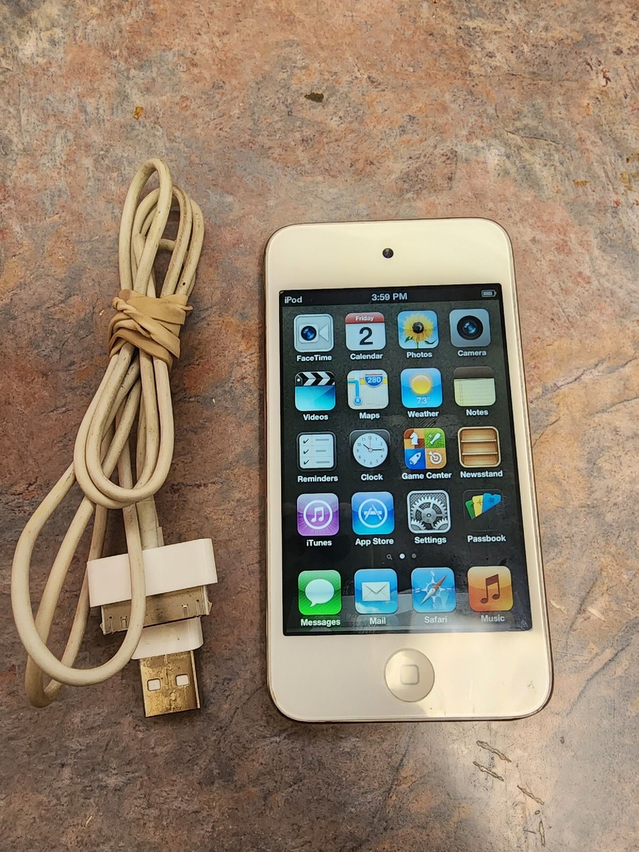 Apple iPod Touch 4th generation White 8gb Model - MD057LL/A Tested