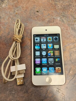Apple iPod Touch 4th generation White 8gb Model - MD057LL/A Tested