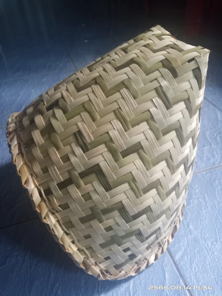 Olla de vapor pegajosa arroz bambú cesta tailandesa lao cocina cesta utensilios de cocina herramienta comida Foto 2 de 4