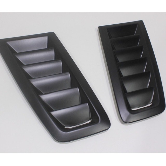 Matte Black Vent Hood Vent 2PCS For Ford FOCUS RS MK2 Style eBay