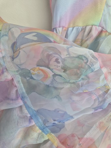 Dolls Kill x Care Bears Kingdom Of Caring Organza Coquette Mini Dress Womens S - Picture 9 of 23