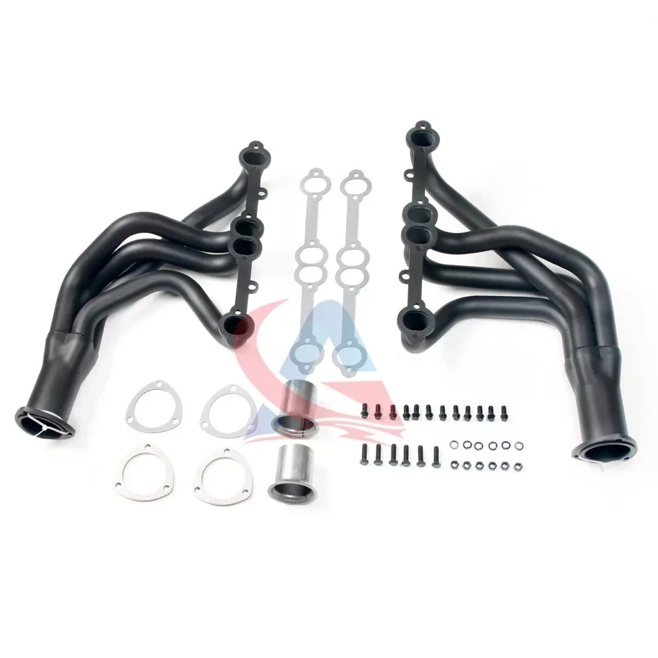 Cabezales de escape para Chevrolet Corvette 350 327 396 V8 11106FLT 1963-1974 SBC Foto 4 de 4