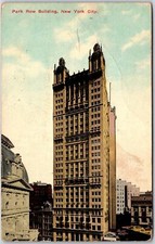 New York City NY, 1911 Park Row Building, Tower, Structures, Vintage Postcard