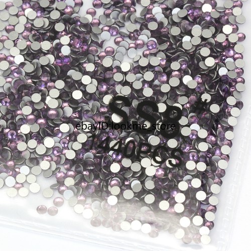 1440pc 2.5mm (ss8) Crystal Glass Rhinestones Flatback Gems Nail Art Crafts Decor - Picture 59 of 81