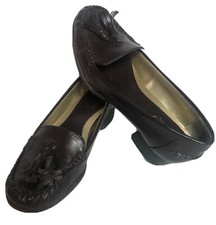 Chaps Patsy Brown Dress Shoes ~ Women’s Size 7B ~ Tassel Slip On Loafers