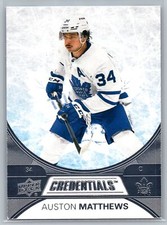 2021-22 Upper Deck Credentials #5 Auston Matthews Toronto Maple Leafs