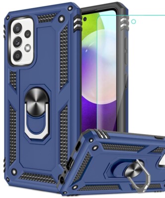  Samsung Galaxy A52S A52 5G Hülle mit Displayschutzfolie, Pilaru stoßfest Anti-Sc