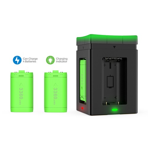 For XBox One 4-in-1 Smart Display Grip Battery Pack Dock Charger Charging Dock - Picture 2 of 7