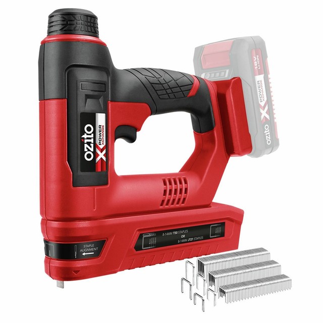 Ozito PXC 18v 2 in 1 Cordless Nail and Staple Gun Skin Only C1 Brad