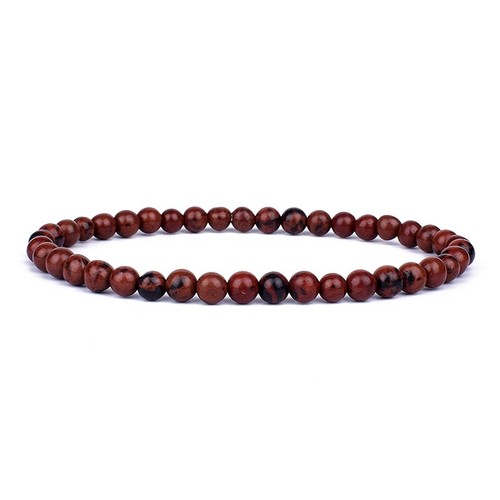 Handmade 4 6mm Natural Gemstone Agate Round Beads Braid Stretch Bracelet Unisex - Picture 23 of 65